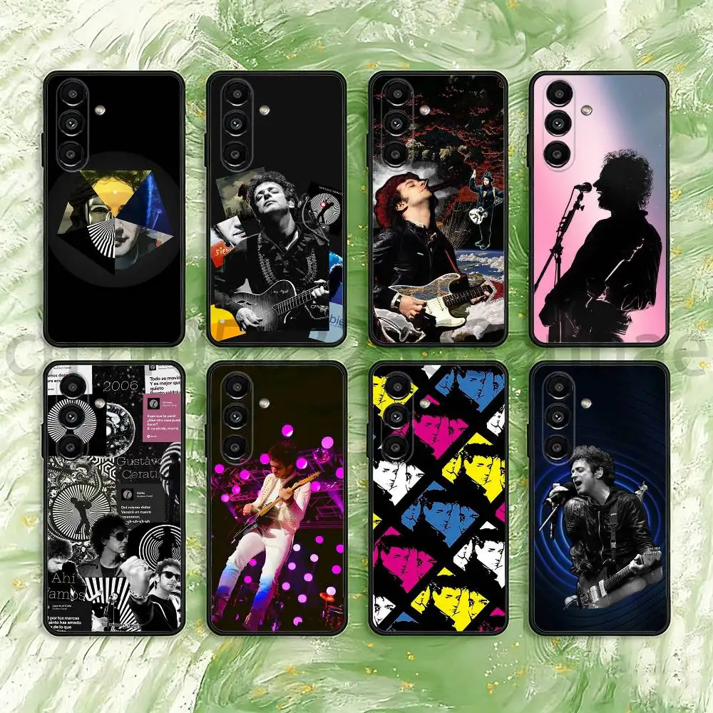 

Gustavo-S Cerati Soda S-Stereo Phone Case For Samsung S25,24,23,22,21,S20,Ultra,Plus,FE Black Soft Cover
