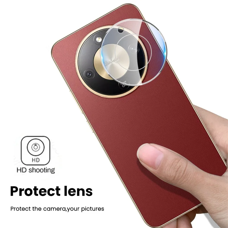 3-1 Piezas Protectores de Lente de Cámara Curvos de Vidrio Templado Transparente 3D para Honor X9d, Honor X9d X 9d X9 d, Magic8 Lite, 8Lite Light, Magic8Lite