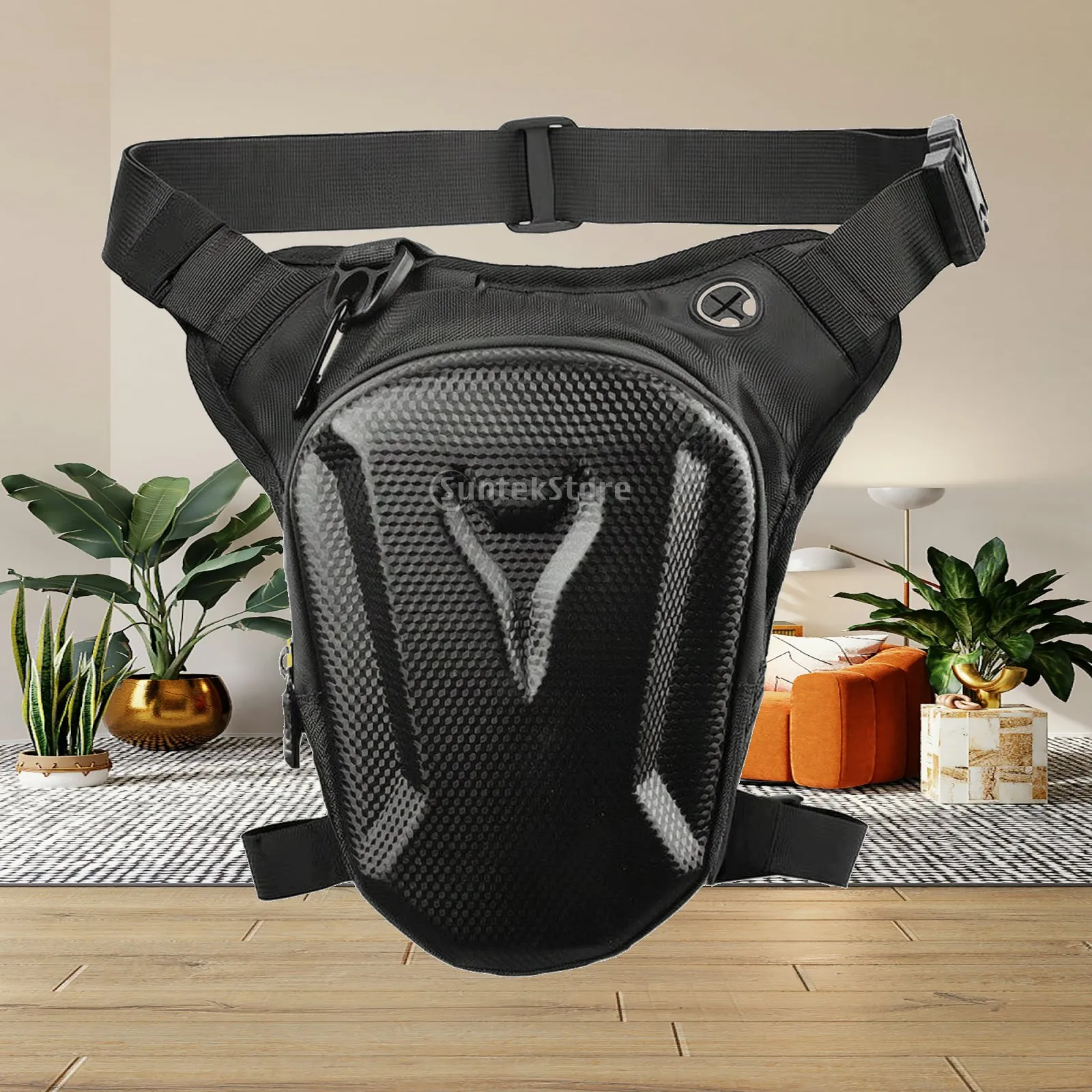 Motorcycle Leg Bag Water Resistant Thigh Bag Sturdy Portable for Motorcyclists, Outdoor Sports, Daily Commute
