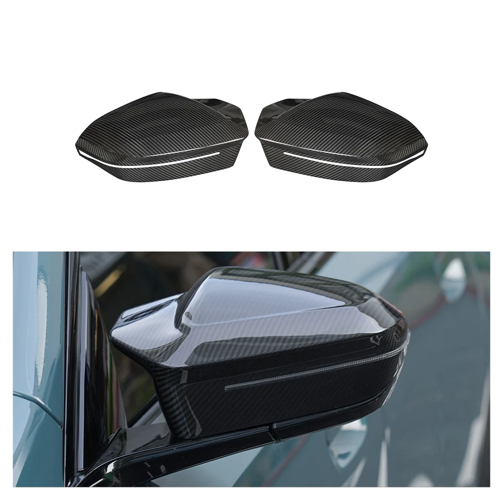 

Dry Carbon Fiber Replacement Side Mirror Covers for Bmw 5 Series G60 Side Mirror Housing