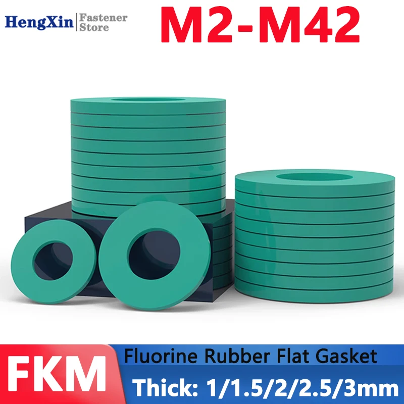 Прокладка-плоская-из-фторкаучука-m2-m42-толщина-1-15-2-25-3-мм-зеленая-износостойкая-для-резьбы-m3-m4-m5-m6-m7-m8-m9-m10-m11-m32