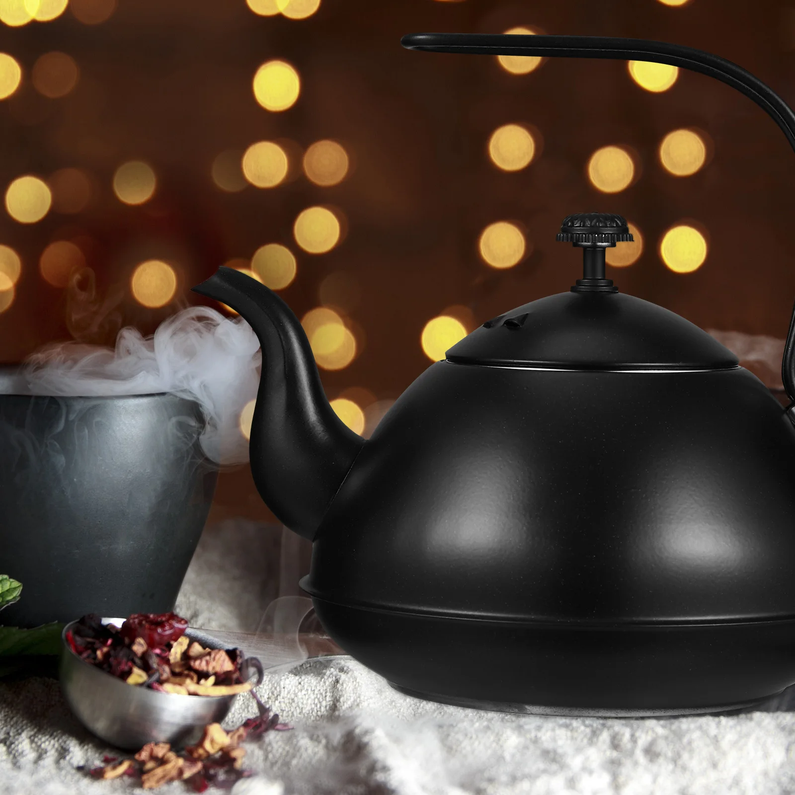 

1pc Stainless Steel Water Kettle 1.5L Boil Water Pot For Tea Coffee Home Kitchen Use Gas Stove Induction Cooker