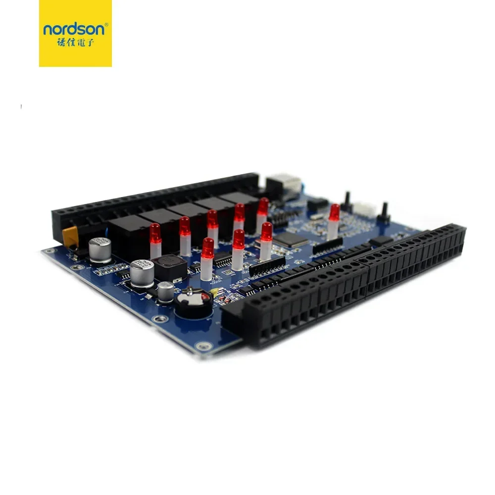 Nordson TCP/IP Net Lift Locker Sistem Panel Papan Kontrol Akses Pintu Wiegand dengan Perangkat Lunak