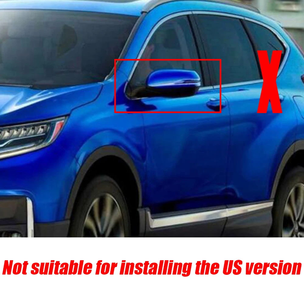 For Honda CR-V CRV 2013-2019 Accessories ABS Carbon fiber Car Side Door Rear View Mirror Decoration Cover Trim Car Styling 2pcs