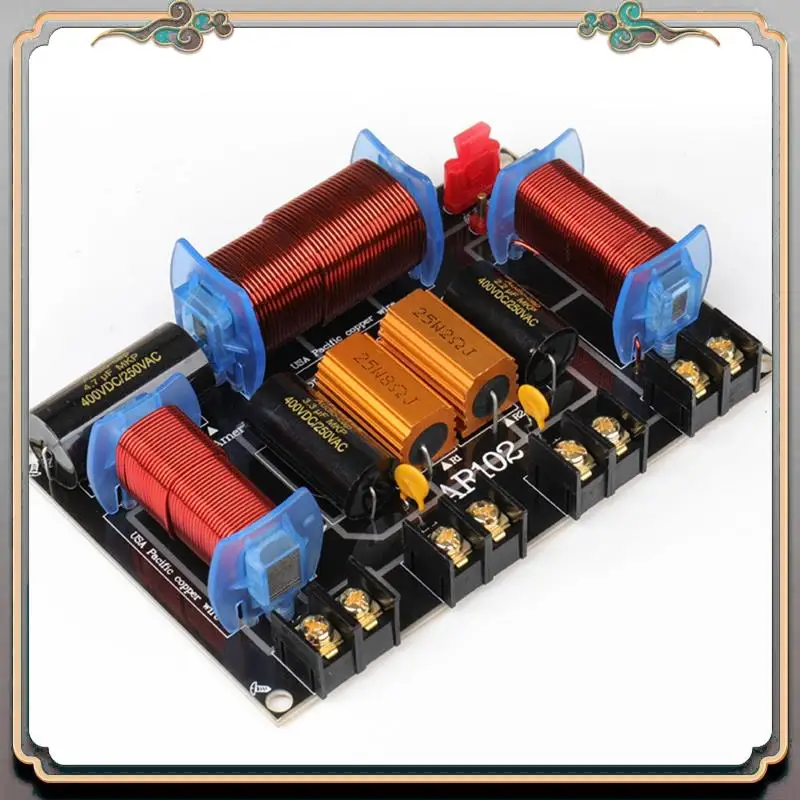 【2025 حديثًا】مقسم مكبر صوت احترافي ثلاثي الاتجاهات 200-500 وات 45 هرتز - 23 كيلو هرتز مرحلة المسرح المنزلي 3 وحدات كروس صوت