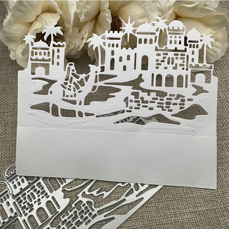 Town of bethlehem frame Metal Cutting Dies Stencils For DIY Scrapbooking Decorative Handcraft Die Cutting Template Mold