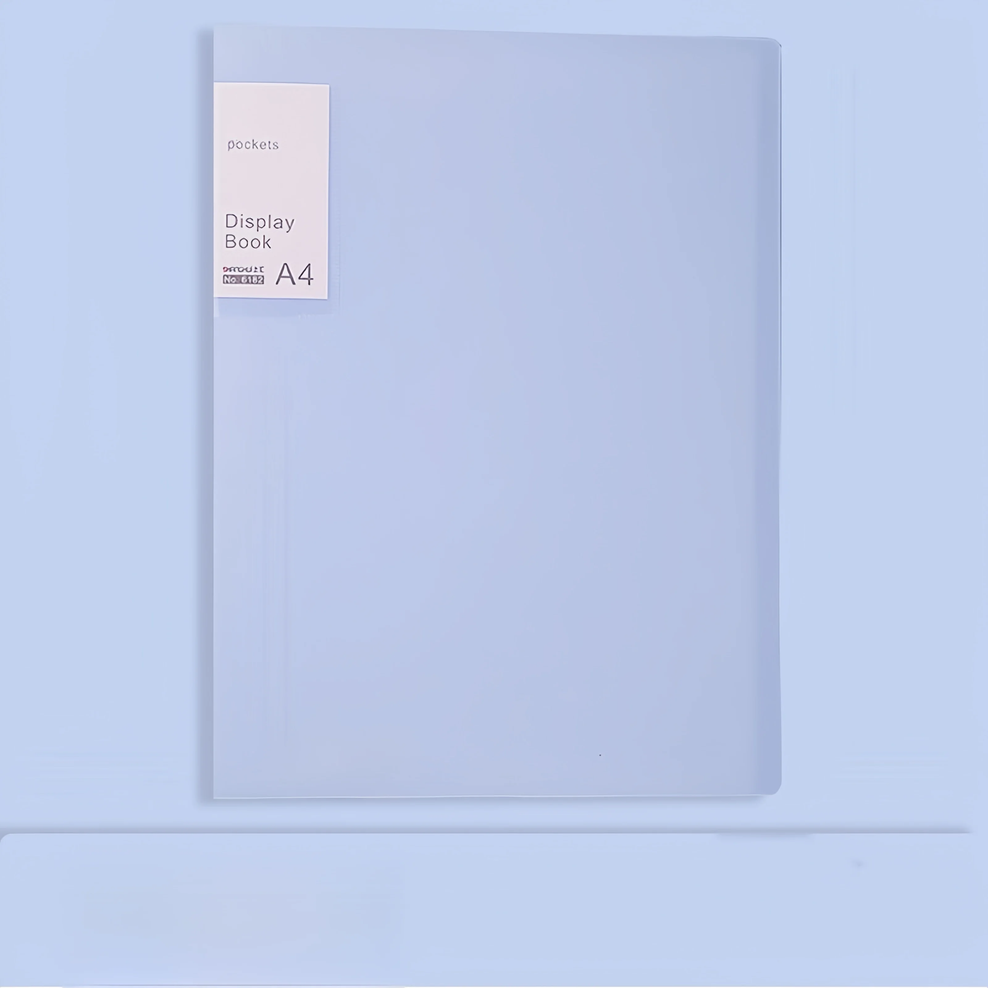 A4 Display Book with PP Material, 40 Pockets - Transparent Sheet Protector Presentation Folder for Documents