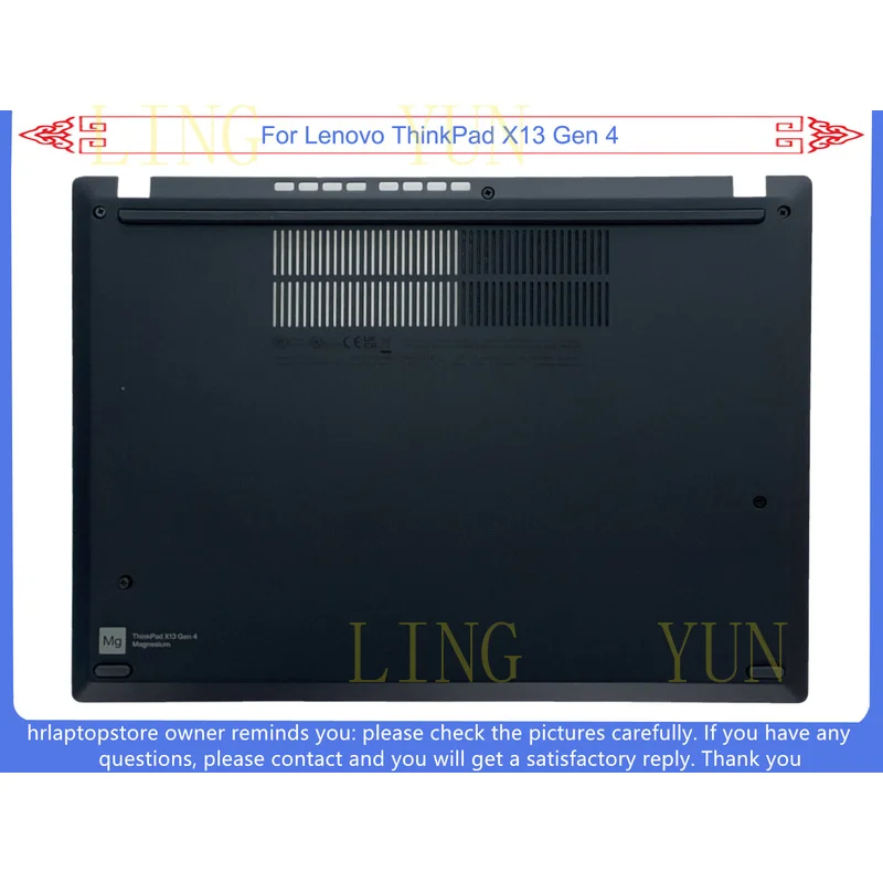 Z   99%New For Lenovo ThinkPad X13 gen4 (Type 21EX, 21EY) Bottom Case 4G 5CB1L57800