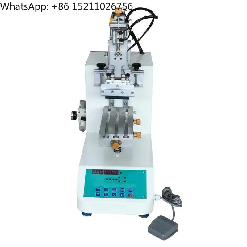 New Semi-Automatic Desktop Screen Printing Machine for Mouse Pad Small Diagonal Flat Bed High-Speed 9.4KW Power