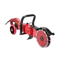 220V 6800W Multi-function Wall Slotting Machine Electric Concrete Wall Cutting Machine Diamond Saw Blade 27cm