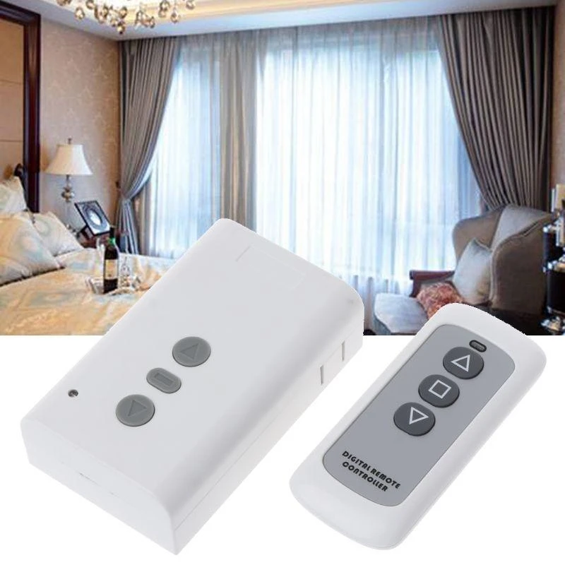 

G6DC 433MHz AC220V 2CH Receiver RF Transmitter Wireless Remote Control Switch for Garage Door Motor Forward Reverse