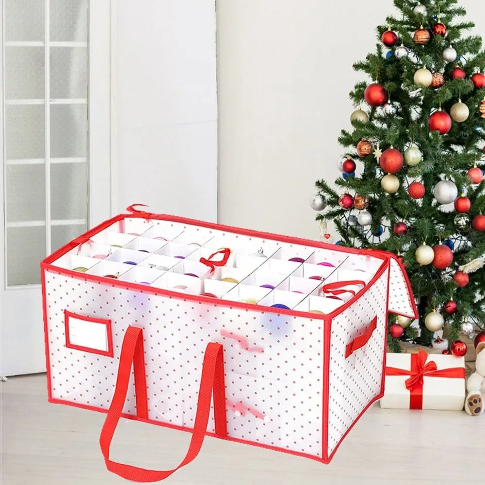 

Xmas Ornaments Balls Christmas Ornament Storage Box Accessories Storage Container Ornament Storage Box Storage Divider