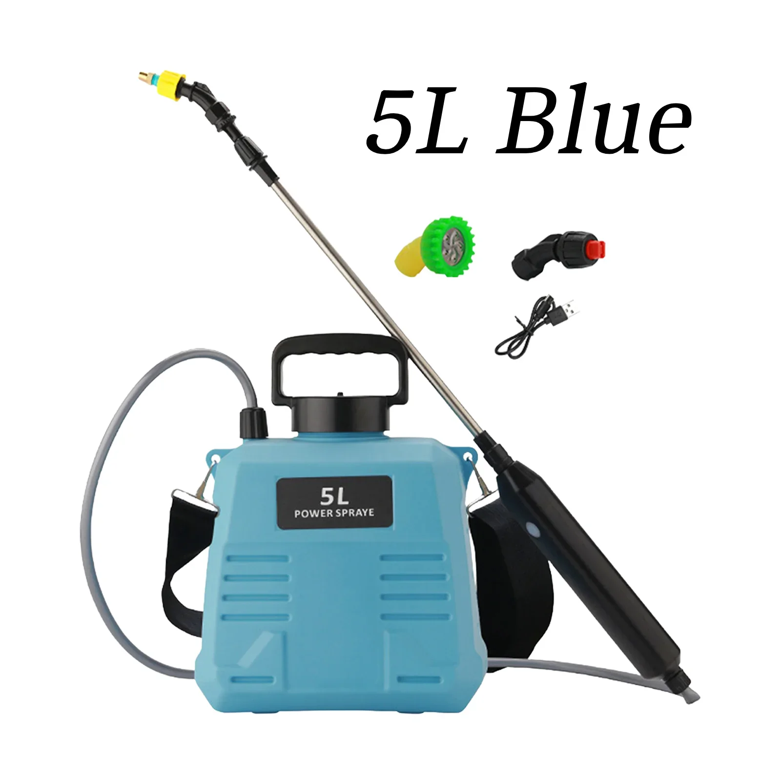 Electric Sprayer 5L/8L Watering Can With Spray Gun Automatic Garden Plant Mister USB Rechargeable Irrigation Tool