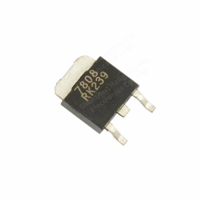 10PCS MC7808CDTRKG linear regulator 8V 1A package TO-252 Fets