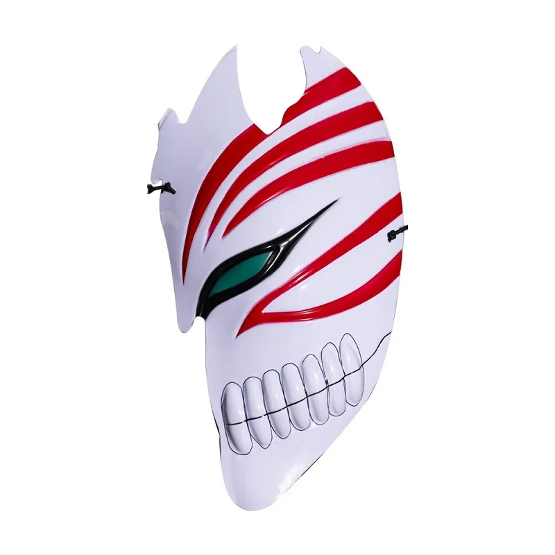 New Death Ichigo Kurosaki Half Face Mask Japans Grim Reaper Mask Halloween Masks Kurosaki Ichigo Cosplay Masques New Style Death