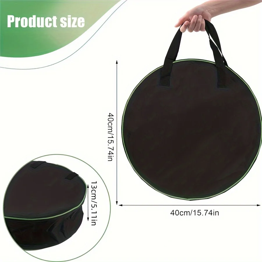 Waterproof Oxford cloth circular tool bag – portable hardware and car charging cable storage bag