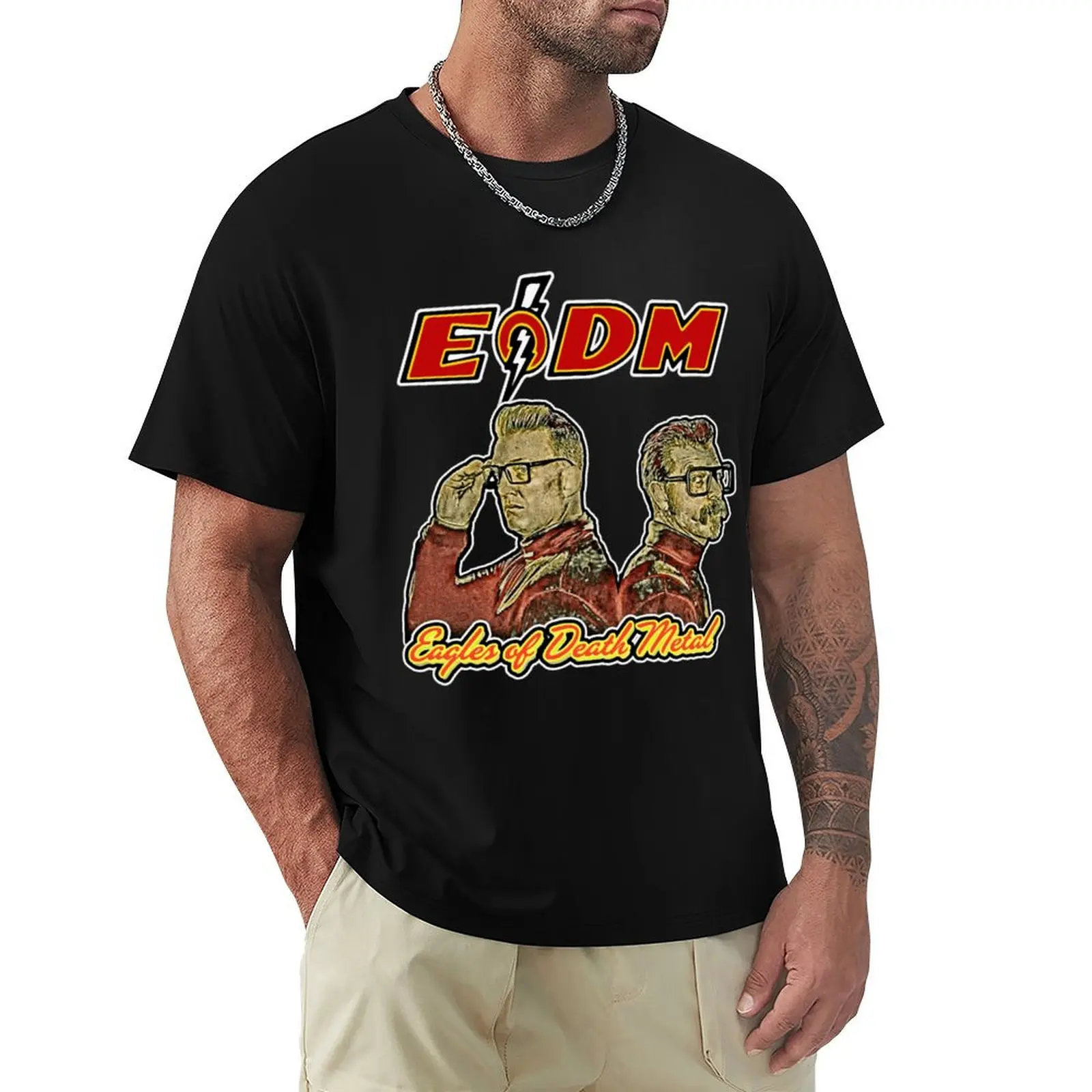 

Eagles Of Death Metal T-Shirt Art Pattern Printed Casual Top