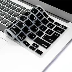 Đa Năng Tiếng Do Thái Bao Da Bàn Phím Cho Macbook Air 13 A1466 Pro Retina 13 15 CD ROM A1278 A1398 Tiếng Do Thái EU Hoa Kỳ bàn Phím Silicon Da