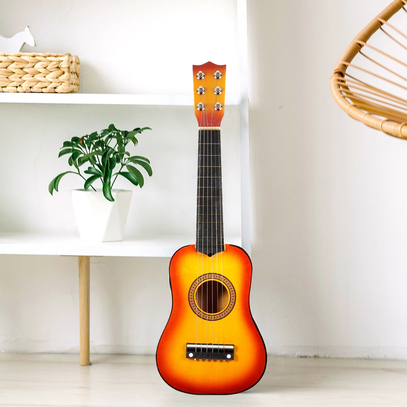 21 Inch Children's Guitar Acoustic for Kids Beginner Guitars Toddler Musical Instruments Acousitc Toy Beginners Wooden