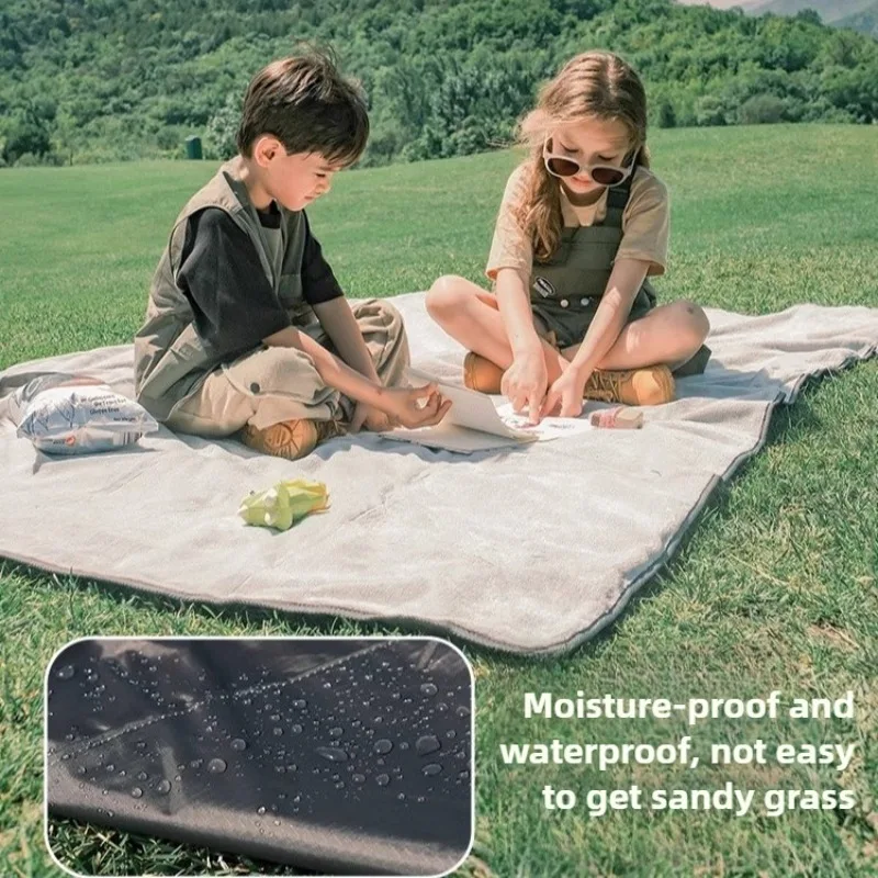 

Одеяло для пикника на открытом воздухе, легкий коврик, портативный складной водонепроницаемый утолщенный коврик для выживания, туризм, походы на природу, инструменты для кемпинга