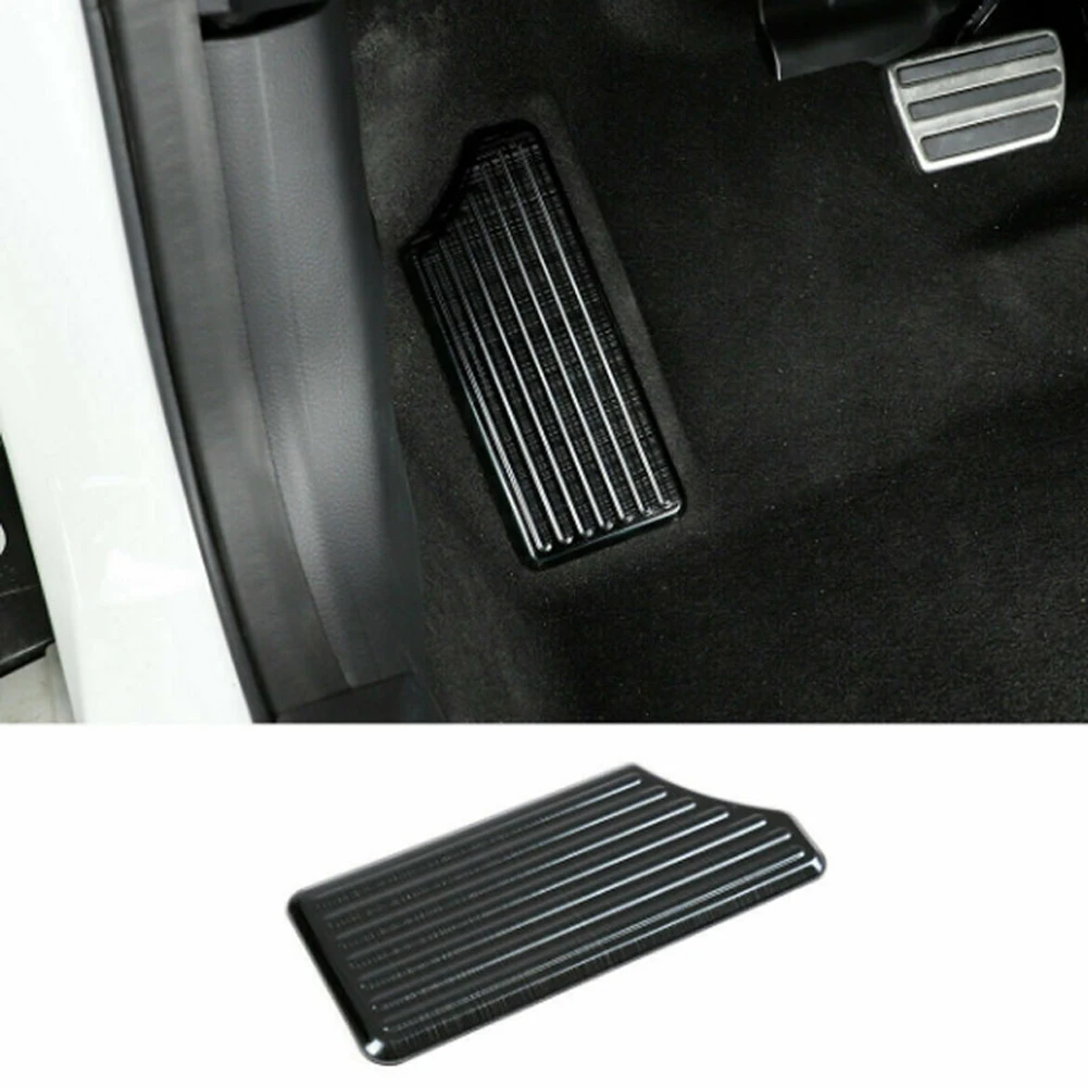 1PC Car Foot Rest Pedal Left Foot Pad Trim Anti-slip Patch Interior Accessories For 22 Honda 11th Generation Civic Models