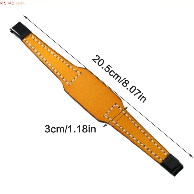 N1he Artisanal Crafted Cowhides Leather Bracelet تصميم أنيق للارتداء اليومي
