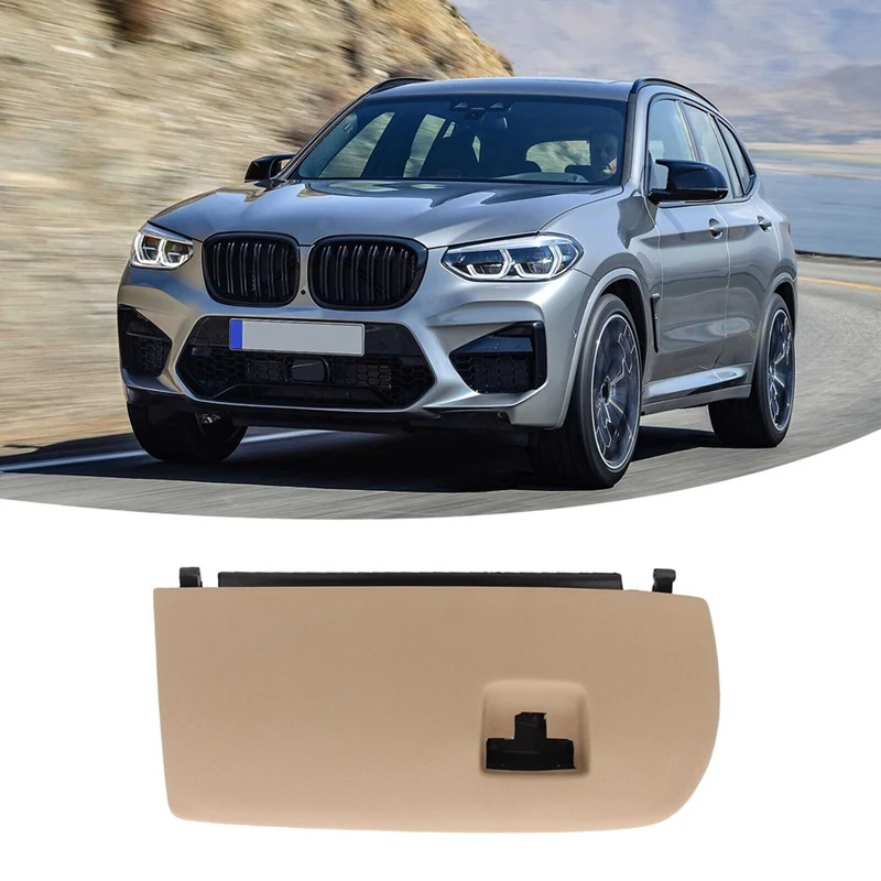 51166839001 Car Dash Glove Box Door Lid Front Instrument Panel Cover Only Beige For BMW X3 X4 F25 F26 2011-2018