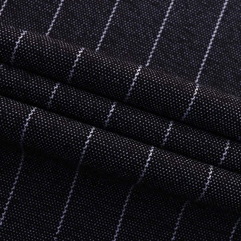 Wide-striped suit and trousers armor fabric a new fashionable fabric for business casual wear
