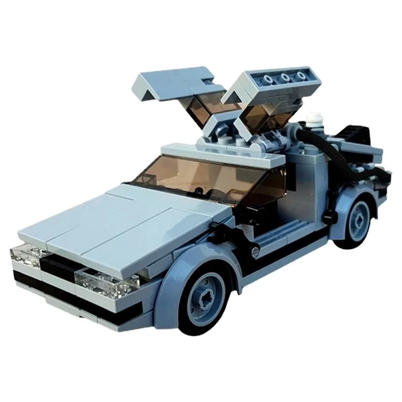 

Технический автомобиль «Назад в будущее» Машина времени Deloreaning Speed Champions MOC Суперкар Строительные блоки Кирпичи Игрушки C5299