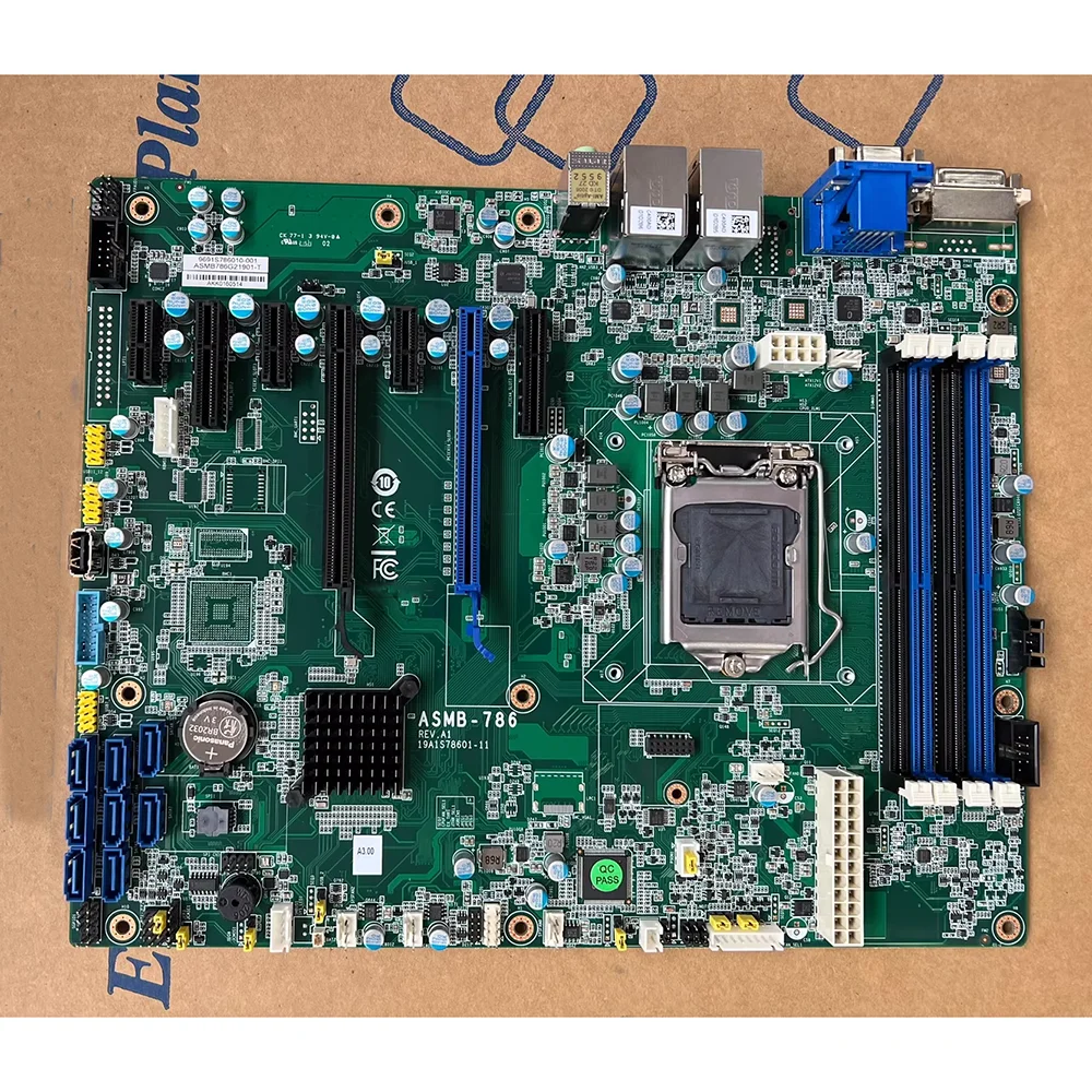 

ASMB-786 ASMB-786G2 ASMB-786G2-00A1 ASMB786G21901-T ATX Industrial Motherboard LGA 1151 i7/i5/i3 C246