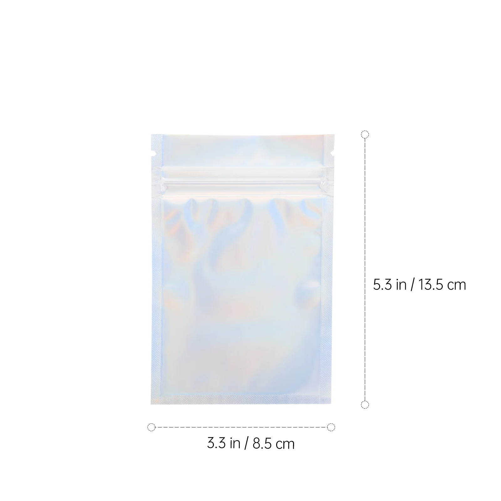 

100Pcs Packaging Bags Self-Sealing Jewelry Storage Pouches Single Side Clear Zip Lock Bag for Necklaces Earrings Rings
