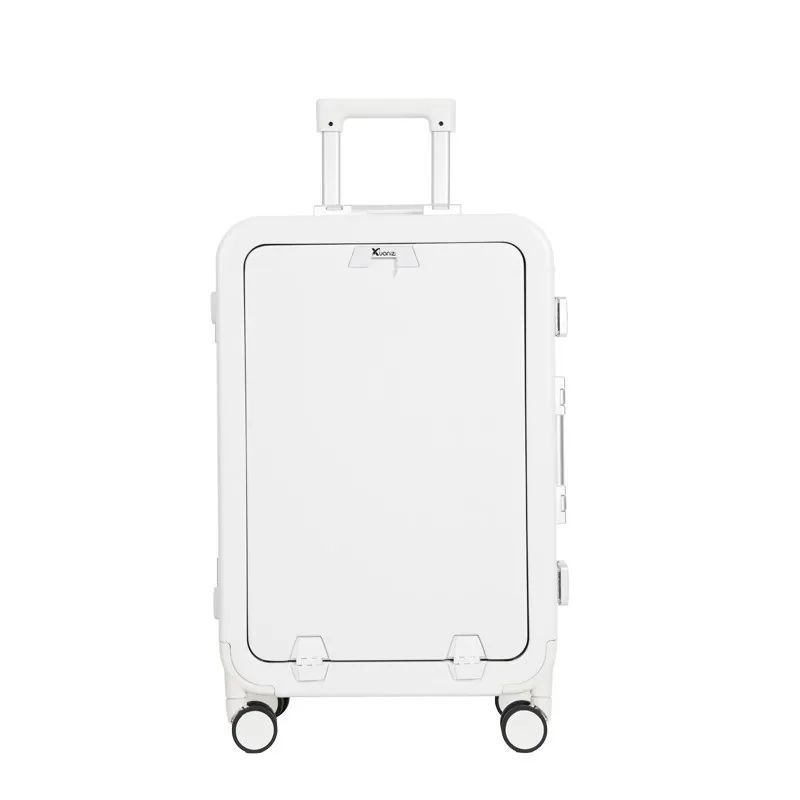 New Luggage Women\'s Trolley Case Durable Universal Wheel Password Suitcase Small Leather Suitcase Organizing Box Toolbox