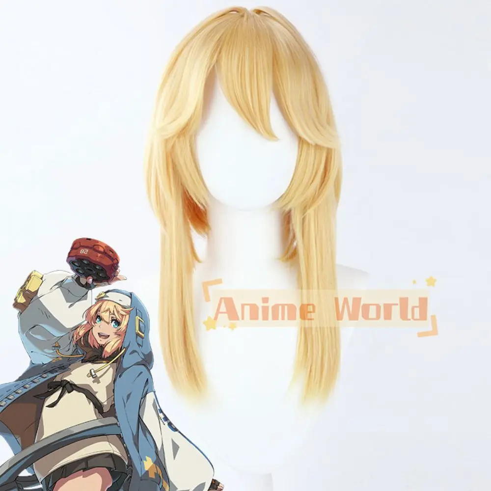 

Guilty Gear -Strive-Bridget 45cm Golden Cosplay Wig