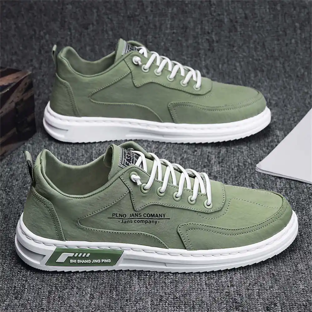 Zapatillas de tenis Mary Jane para hombre, zapatos mocasines Premium, color verde agua, gris y amarillo, deportivas de alta tecnología Tenisky