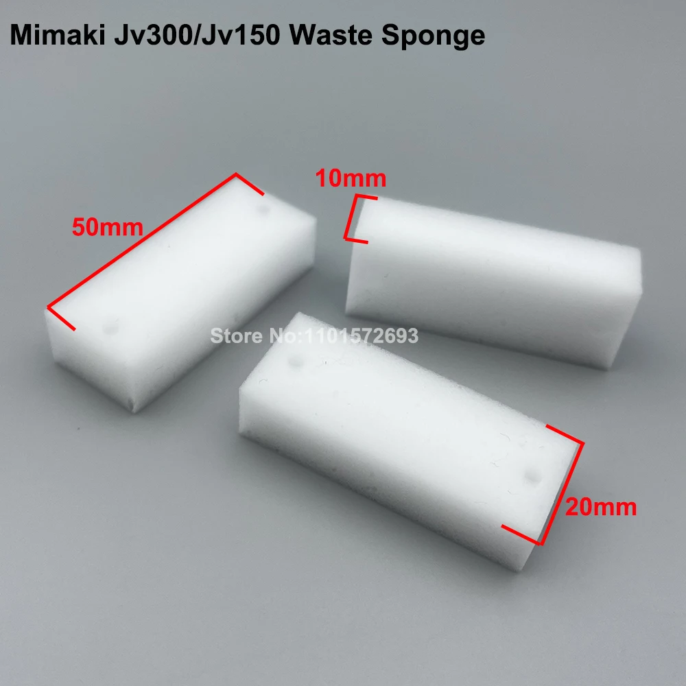 

3Pcs Solvent Waste Sponge For Dx7 Printhead Cap Station Assembly Cleaning Pad Kit Of Mimaki JV150 JV300 CJV150 CJV300 Printer