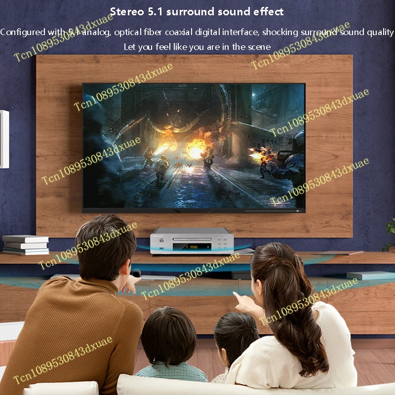 أفضل المنزل حمى مشغل DVD/CD HD DVD/EVD Player Dolby 5.1 قناة USB القراءة المباشرة مشغل فيديو الصوت الألياف الرقمية محوري