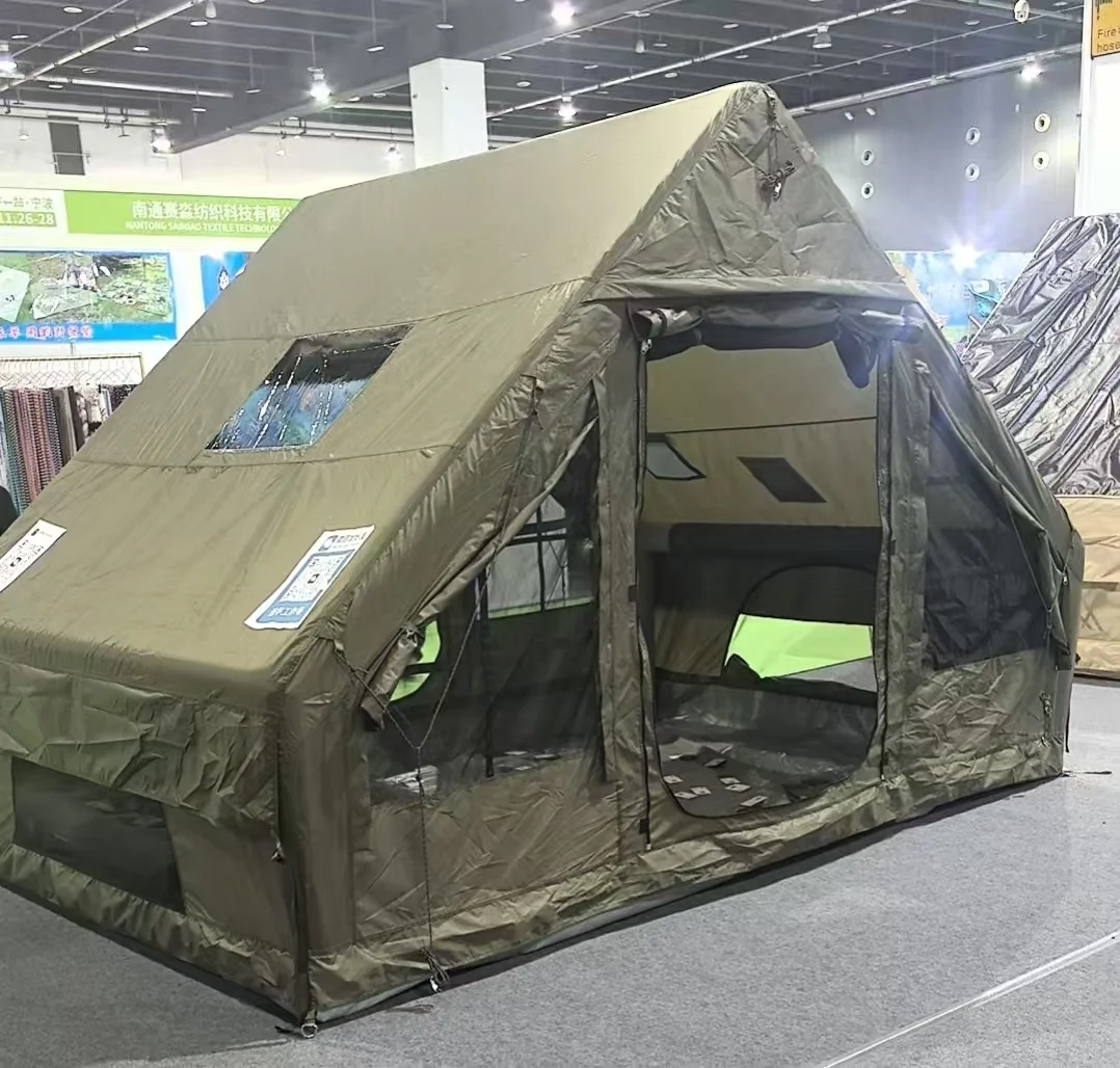 

6.3 Square Waterproof And UV-proof Air Tent Outdoor Simple Setting Camping Tent 4-6 People Inflatable Winter Tent