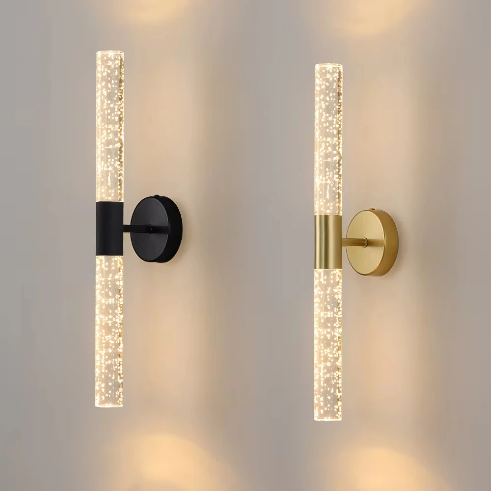 Nordic light luxury bubble strip wall lamp modern hotel aisle corridor simple atmosphere living room background wall