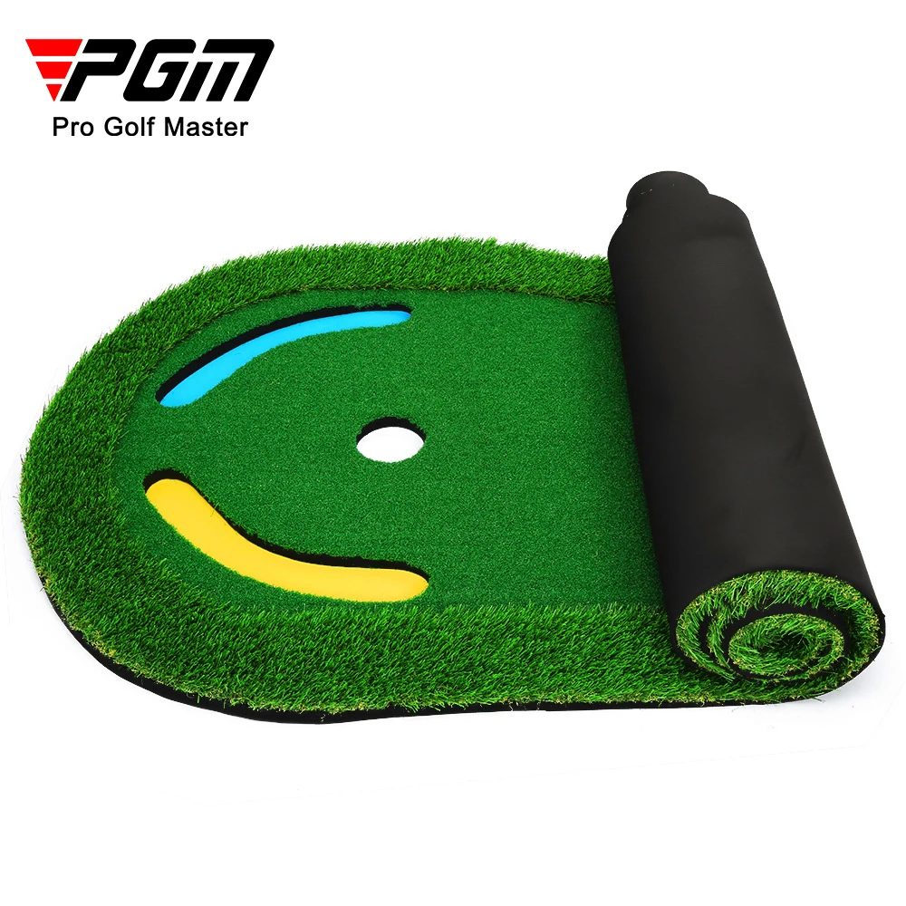 Pgm Portable Golf Artificial Green Putting Practice Pad Golf Train Blanket Indoor Office Exercise Mat Kit Golf Supplies New 골프