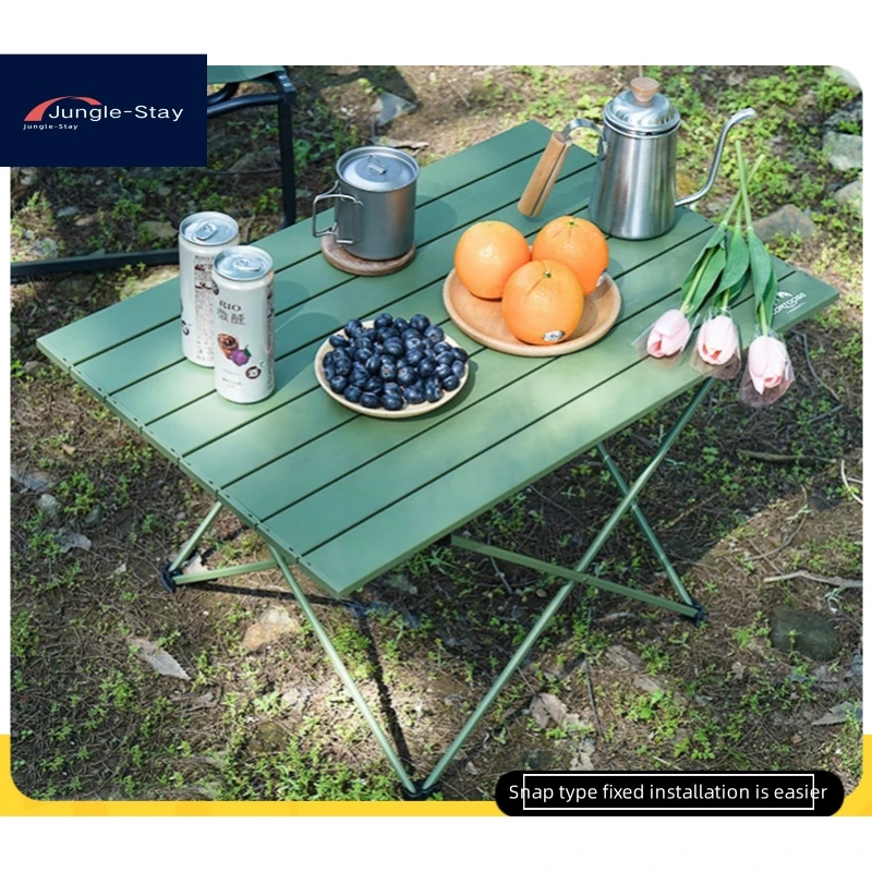 Ultralight Portable Folding Camping Table Foldable Outdoor Dinner Desk High Strength Aluminum Alloy For Garden Party Picnic BBQ