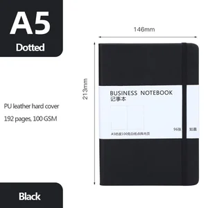 Classic Hard Cover Planner Notebook, stationery, diary, dotted paper, a5, 100 gsm, 192 pages, a5 8 Main sales notebook dotted - №6