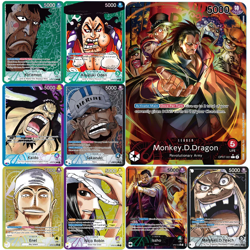 

Цельная аниме-карта, английская версия Monkey.D. Коллекция аниме Dragon/Kaido/Issho/Marshall.D.Taech Game Коллекция прокси-карт