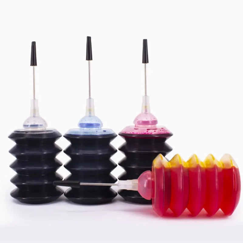 CMYK Ink Suitable For Canon For HP For Epson 30ml Spring Bottle Universal Ink Printer For HP 302 301 652 21 901 Compatible