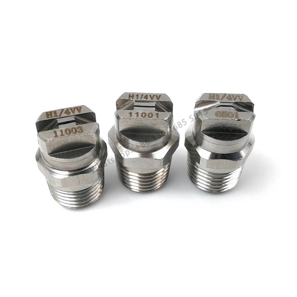 1/8 "1/4" 25/45/50/65/80/95/110 درجة HVV HU رذاذ الماء النفاثة فوهة التبريد ، فوهة رذاذ نفاثة للمروحة الصناعية ، 1 جزء/الوحدة
