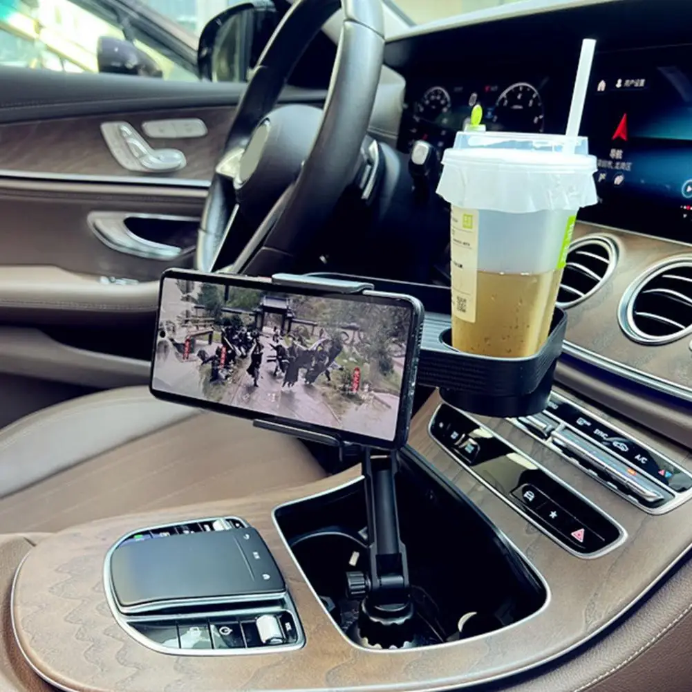 Car Dinner Tray Coffee Table for Car Car Dining Tray with Cup Holder Mobile Phone Holder Space-saving Solution for On-the-go