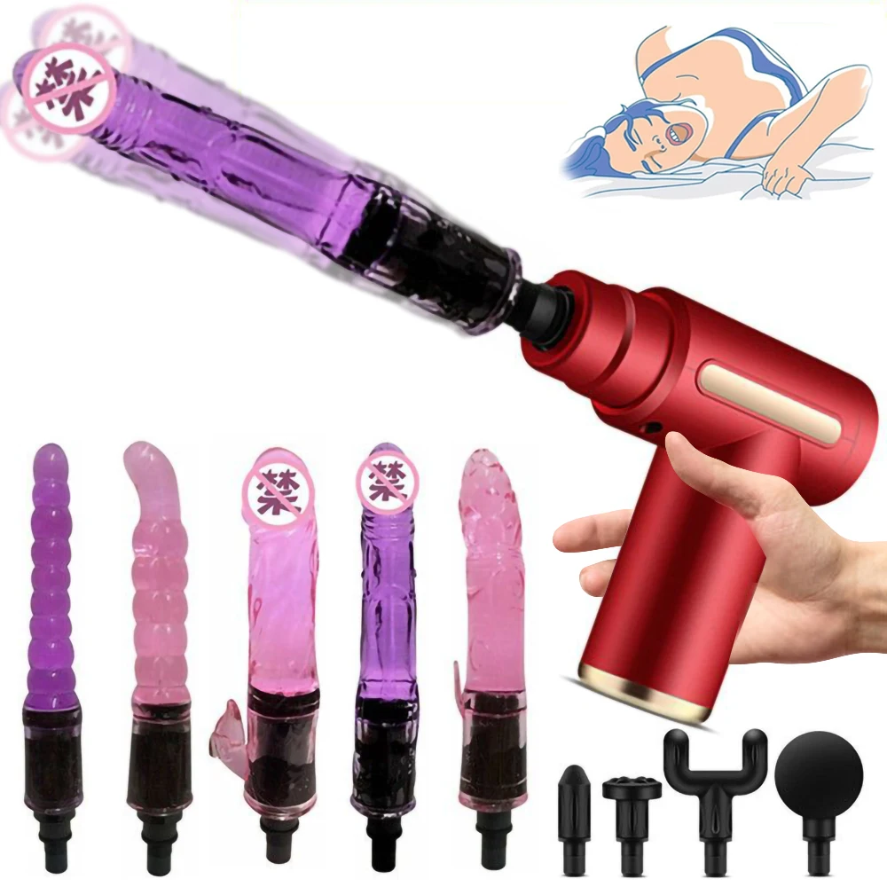 LED Massage Gun Vibrator Sex toys for Women Automatic Sex Machine Clitoral stimulation Sexy toys for Couples Dildo Vibrator 18