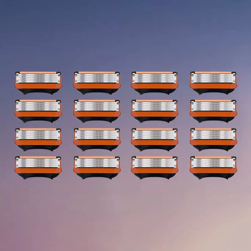 Men's Comfort Glide Razor Face Body Hair Beard Shaving Shaver Trimmer 5-layer Stainless Replacement Blade Water Washed Razors