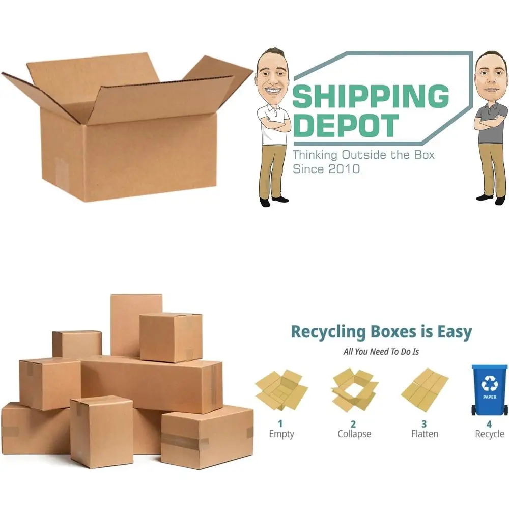 

Гофрированные картонные коробки — 7x5x3 дюймов, упаковка из 100 шт., доставка и транспортные средства, почтовые коробки, прочная упаковка