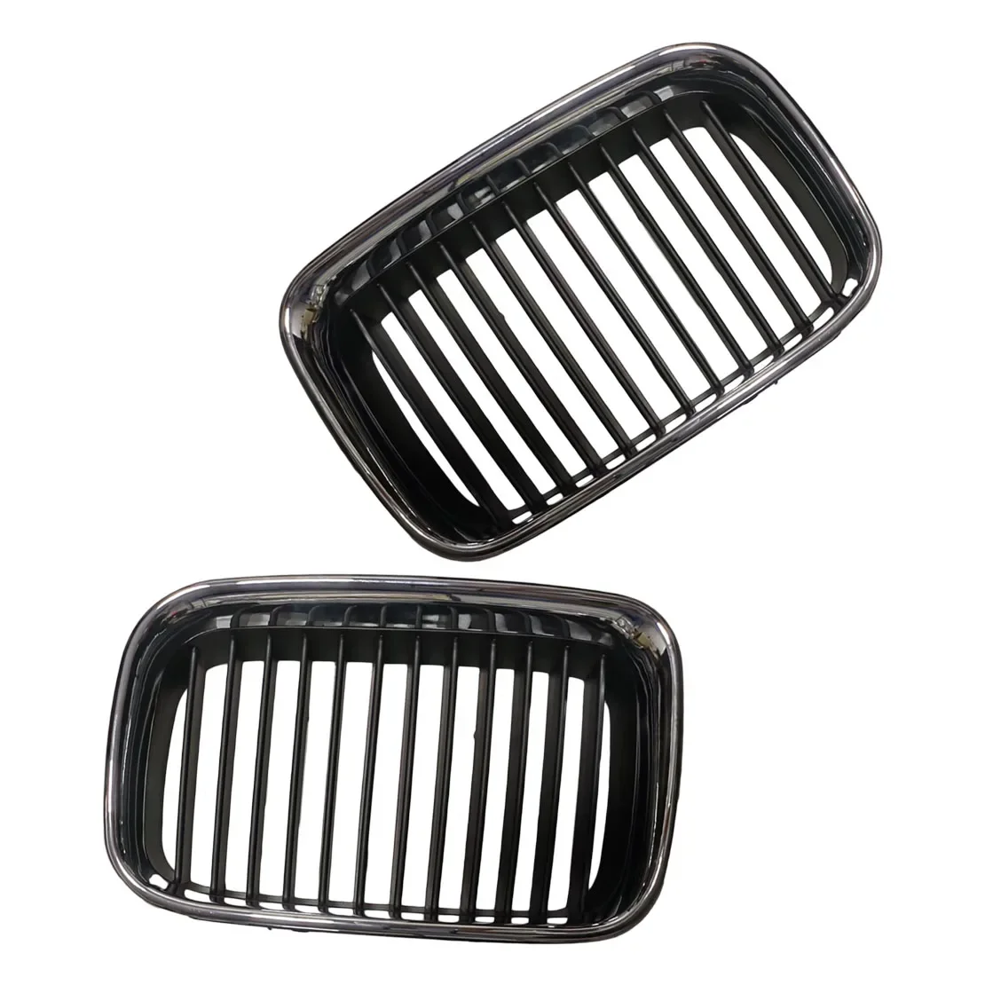 for 1992-1999 BMW E36 318is 325i M3 1 pair front hood bumper double kidney grille OE: 51138122237 51138122238