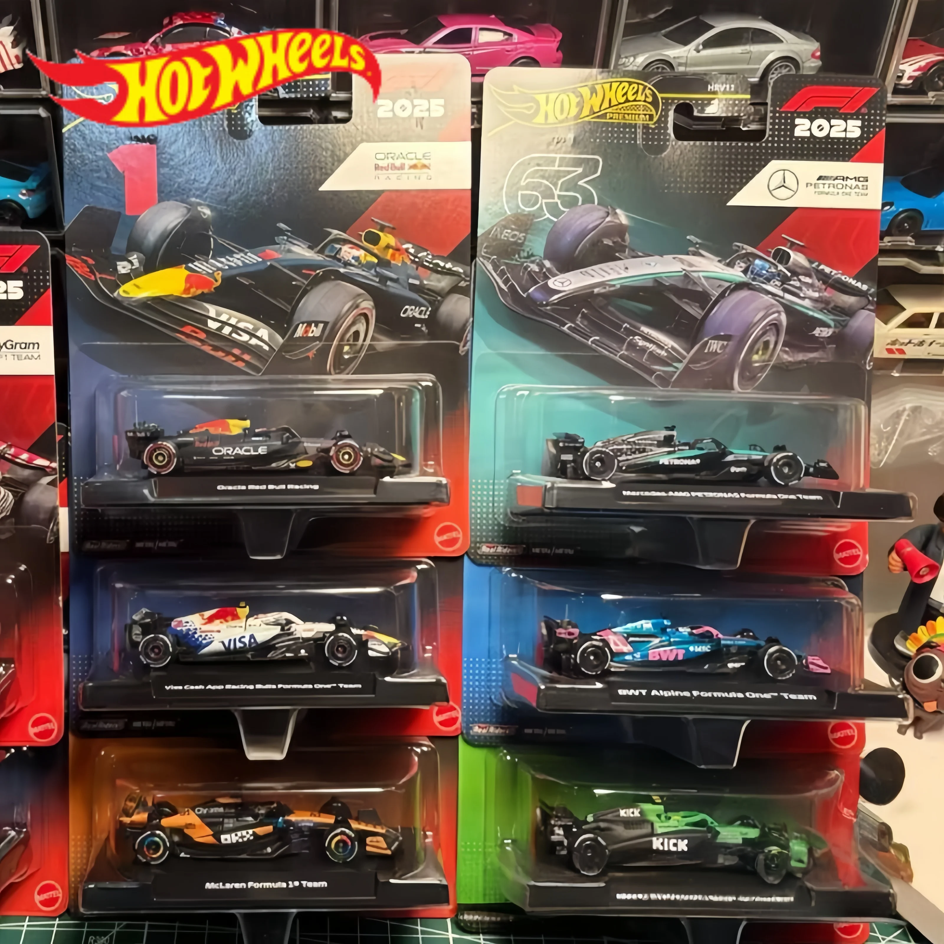 

Premum F1 Hrv11 K Series New Hot Wheels Formula 1 Racing Sets Collectible Alloy Diecast Miniature Car Model Collect Toy Boy Gift